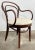 Antique Bentwood Arm Chairs With Leather Seats, Set of 4 For Sale - Image 4 of 12