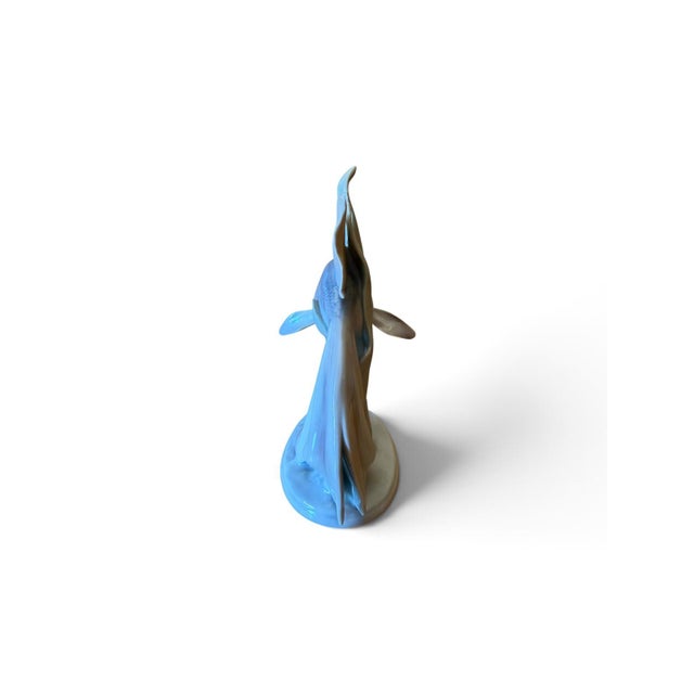 Porcelain Fish Figurine by Metzler & Ortloff, 1920s For Sale - Image 3 of 6