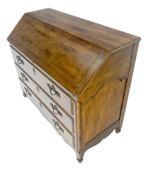 Baker Slant Drop Front Secretary Desk 3 Drawers Chest MINT