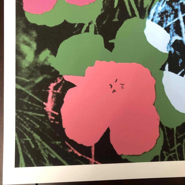 1990s 1990s After Andy Warhol "Poppy Flowers" Lithograph For Sale - Image 5 of 11