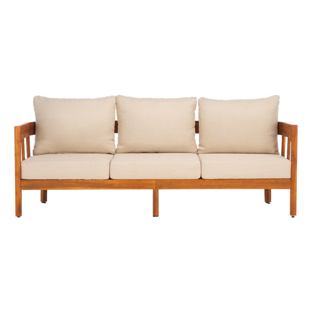 Owen 3 Seat Sofa, Natural/Taupe For Sale