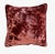 Burgundy 2000s Crushed Velvet Burgundy Pillow For Sale - Image 8 of 8
