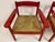 Set of Italian Red Armchairs with Rush Seats, 1960s For Sale - Image 11 of 17
