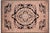 Black Art Nouveau Savonnerie Pak-Persian Black/Rust Wool Rug - 8'1'' X 10'4'' For Sale - Image 8 of 9