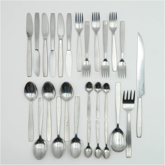 Stainless Steel Cutlery Set by Amboss, 1960s, Set of 27 For Sale - Image 15 of 15
