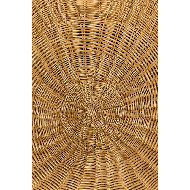 Vintage Italian Modern Boho Rattan Spherical Bowl Chair, 1950s For Sale - Image 13 of 18