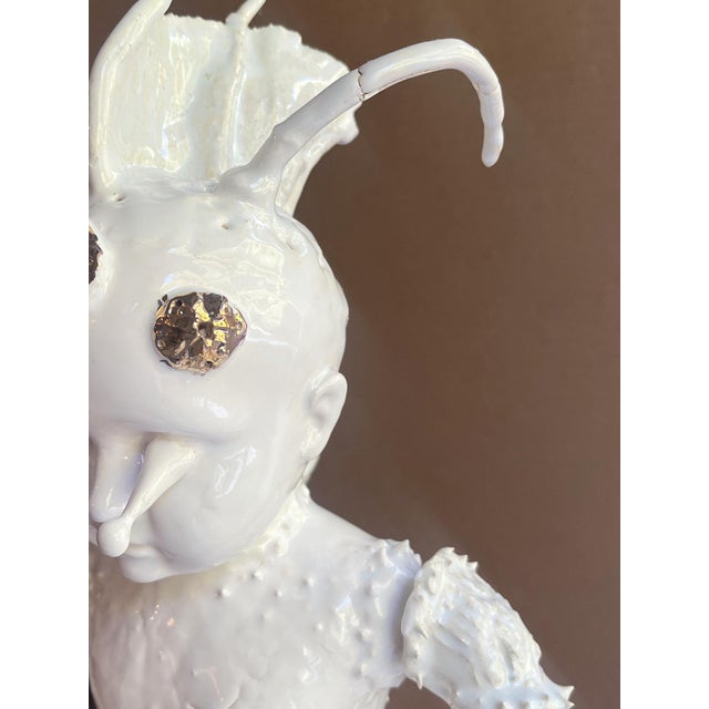 White "Lobster Boy #11," Porcelain Sculpture by Robert Hechler For Sale - Image 8 of 15