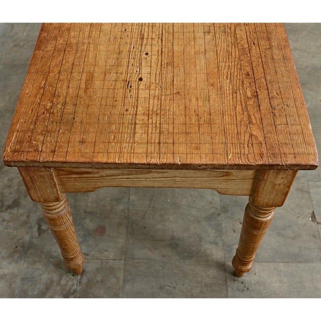 English 19th Century Pine Coffee Table For Sale - Image 4 of 12