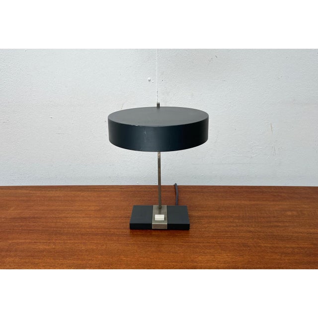 Mid-Century Minimalist German Table Lamp from Hillebrand, 1960s For Sale - Image 4 of 18