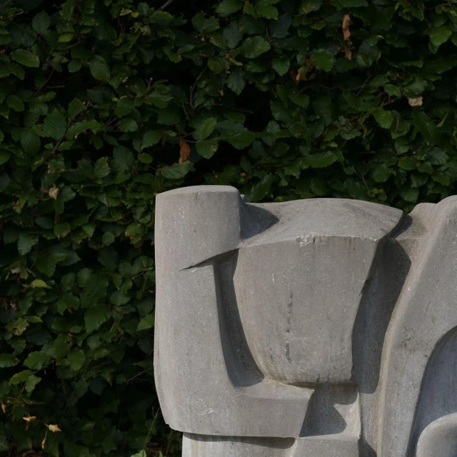 Jan Keustermans, Abstract Sculpture, Belgian Blue Stone For Sale - Image 3 of 14