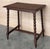 19th Spanish Walnut Side Table with Turned Legs and Iron Stretcher For Sale - Image 12 of 18