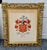 Vintage Pair Framed Prints Coat of Arm Ornate Gold Gilt For Sale - Image 11 of 18