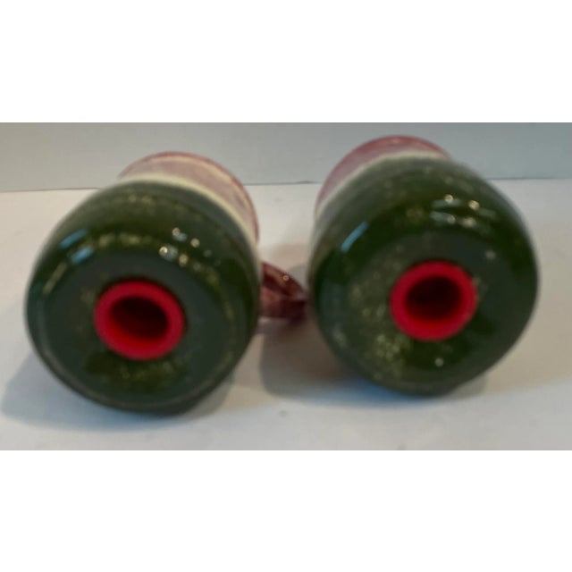 Vintage Watermelon Motif Salt and Pepper Shaker Set For Sale In Dallas - Image 6 of 6