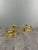 Late 19th Century Louis XVI Style Gilt Bronze Andirons, Set of 3 For Sale - Image 6 of 8