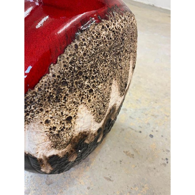 Red-Brown Model 102/50 Floor Vase from Dümler & Breiden For Sale - Image 10 of 11