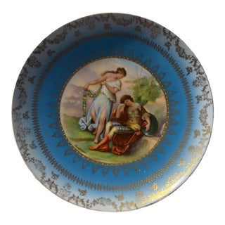 Late 19th Century Victoria Carlsbad Austria Cabinet Plate For Sale