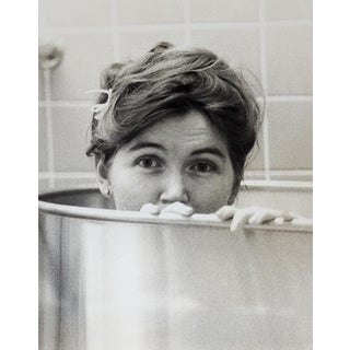 Mid 20th Century Peeking Over the Tub Photograph For Sale