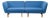 Knoll Rockwell Unscripted Modern Blue Sectional Sofa With Wood Legs For Sale