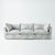 Sophie Conran Coco 4 Seater Sofa - Andrew Martin Midsummer Faded Blue with Knife Edge Cushion For Sale In Charlotte - Image 6 of 6