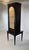 Louis XVI French Ebonized Bookcase Vitrine Cabinets, Baker Furniture, 1960's For Sale - Image 9 of 16
