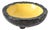 Hand-Crafted Yellow and Black Bowl from Studio Berlemont, 1960s For Sale