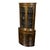 Chinoiserie English 19th Century Black and Gold Lacquered Chinoiserie Corner Cabinet For Sale - Image 3 of 12