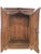 18th Century French Carved Oak and Walnut Armoire with Mask and Cartouches, 1700s For Sale - Image 5 of 10