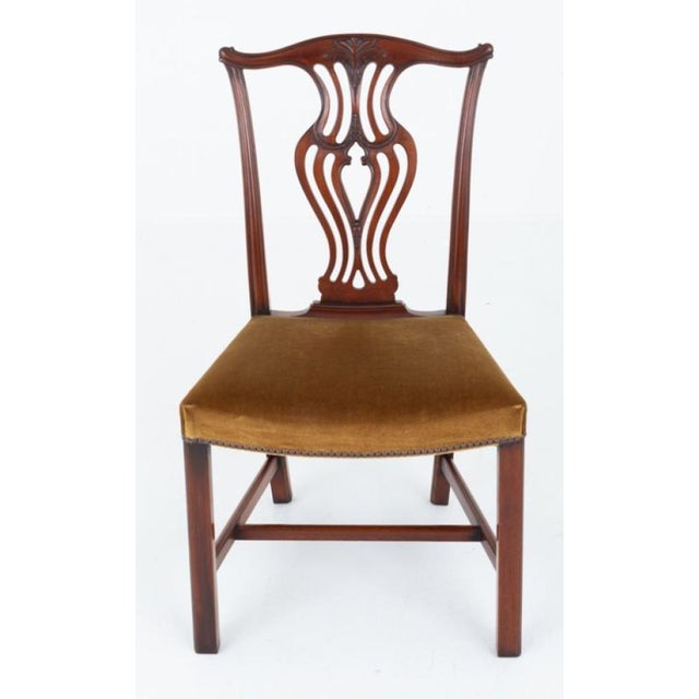 Hepplewhite Dining Chairs in Mahogany, 1890s, Set of 8 For Sale - Image 3 of 6
