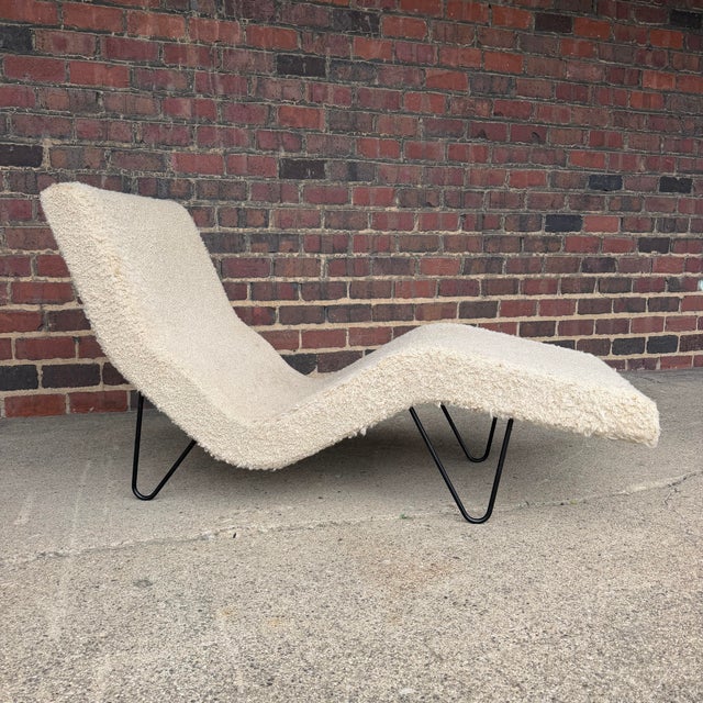 Metal Gubi GMG Chaise Lounge Designed by Greta M Grossman For Sale - Image 7 of 12