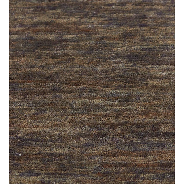 MANSOUR Knotted Soft Hemp Rug For Sale - Image 4 of 8