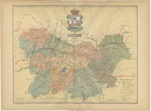 Topographical Map of Galicias Mountainous Province, 1902