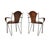 1960s Vintage French Iron and Leather Armchairs, 1960s, Set of 2 For Sale - Image 5 of 13