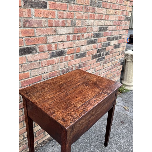 19th Century English Single Drawer Side Table For Sale - Image 10 of 10