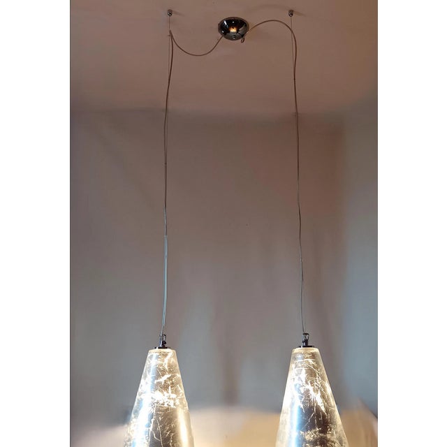 Vintage Pendant Light in Murano Glass, 1990s For Sale - Image 4 of 11