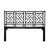 David Francis Chippendale Platform Bed King, Black For Sale - Image 4 of 6