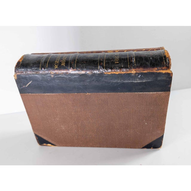 Mid-Century Faux Leatherbound Book Decorative Box, French or English For Sale - Image 13 of 13