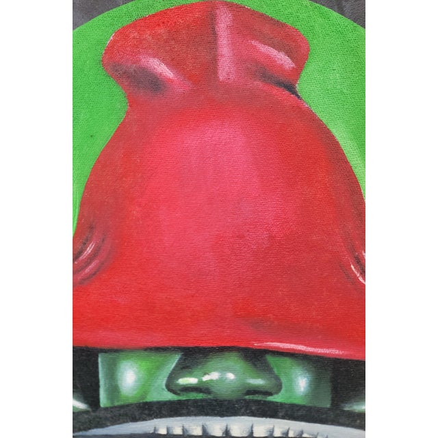 Chinonso Ofodile Sheesh, Sheesh!, 2025 Oil on canvas 26 1/2 × 21 × 1 1/2 in / 67.3 × 53.3 × 3.8 cm Unique work Includes a...
