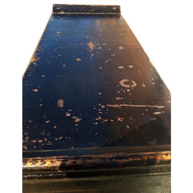 Eggplant Dark Red Shanxi Antique Chest Cabinet For Sale - Image 8 of 11