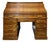 Antique Oak Roll Top Filing Desk with Tambour Shutter For Sale
