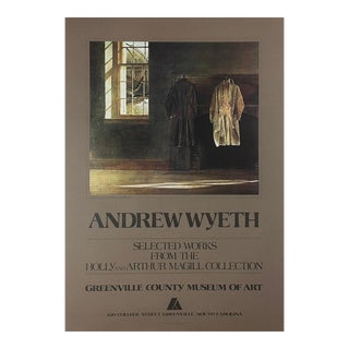 Rare Vintage 1979 Andrew Wyeth Greensville, Nc Exhibition Print For Sale