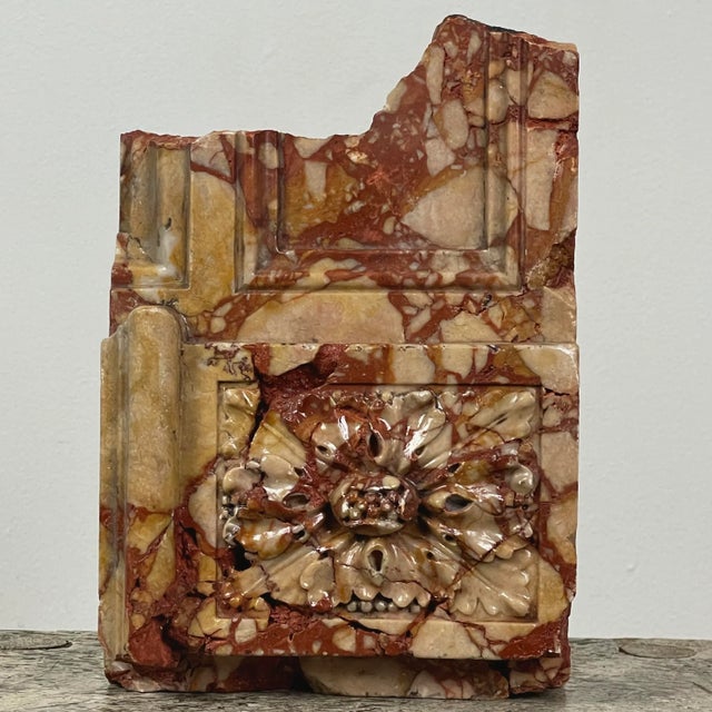 18th Century Antique Italian Marble Remnant Bookends For Sale In Philadelphia - Image 6 of 13