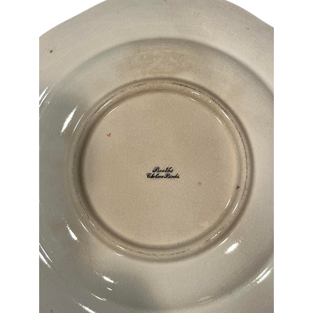 Ceramic Early 19th Century Booth's Chelsea Bird's Plates- Set of 4 For Sale - Image 7 of 7
