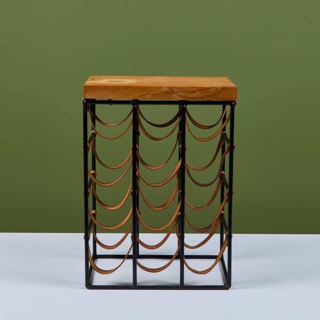 Arthur Umanoff Butcher Block Wine Rack For Sale - Image 10 of 14