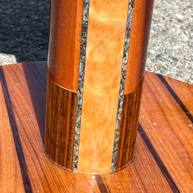 1970s Artisan Crafted Specimen Compass Table For Sale - Image 10 of 12