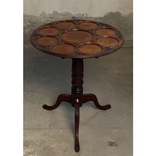 Wood Georgian 18th Century Mahogany Irish Tilt-Top Supper Table For Sale - Image 7 of 10