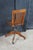Antique Milwaukee Quartersawn Oak Adjustable Swivel Library Office Desk Chair For Sale - Image 6 of 12