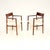 Mid-Century Modern Vintage Danish Carver Armchairs by Arne Vodder, 1960s, Set of 2 For Sale - Image 3 of 11