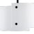 Currey & Company Currey & Company Ritsu White Semi-Flush For Sale - Image 4 of 5