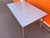 Vintage Mid Century Modern Metal Tanker Desk Table For Sale - Image 9 of 11