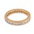 Mid 20th Century Vintage Diamond 14k Yellow Gold Eternity Band, Size 6.25 For Sale - Image 5 of 5